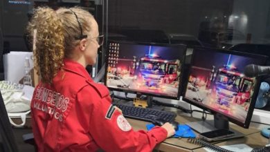 Bebê de 45 dias é salvo de engasgo por orientação telefônica de bombeira em Jaraguá do Sul