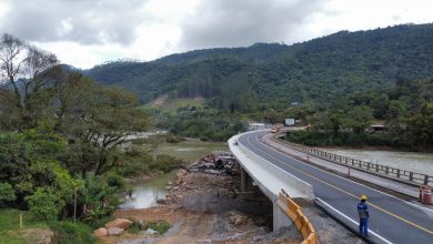 DNIT libera trânsito em dois sentidos na ponte da BR-470 em Ibirama