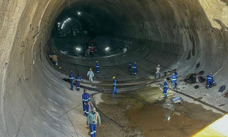 Túnel do Morro do Vieira na BR-280 entre Schroeder e Jaraguá do Sul está 82% concluído