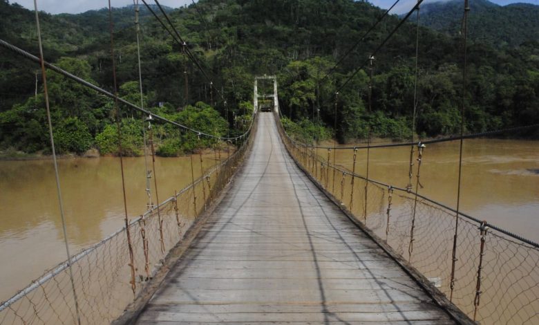 Ponte Pênsil será interditada em Indaial na próxima segunda-feira para manutenção
