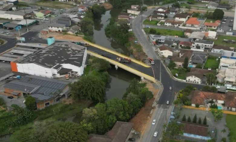 Nova ponte em Jaraguá do Sul será inaugurada no dia 3 de novembro