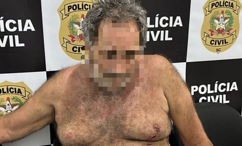 Homem de 66 anos é preso por matar a esposa, em Rodeio, após três dias de buscas