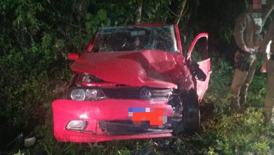 Colisão em Brusque deixa quatro pessoas feridas, incluindo criança de seis anos