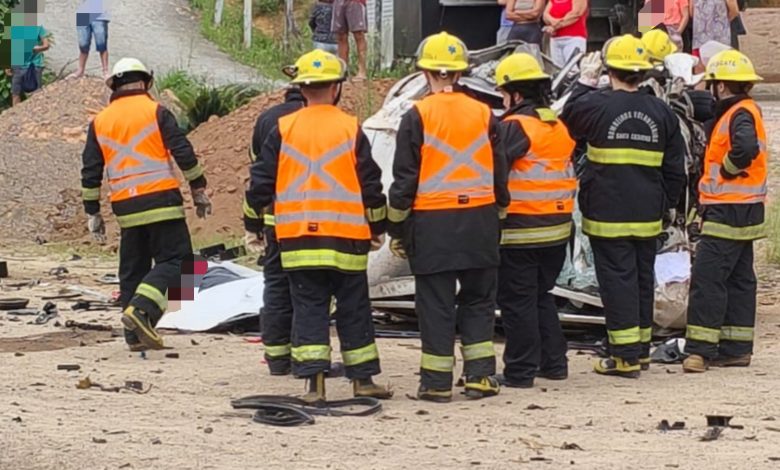 Acidente na BR-470 em Indaial deixa um morto e dois feridos