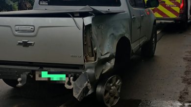 Quatro veículos se envolvem em engavetamento na BR-470 em Apiúna