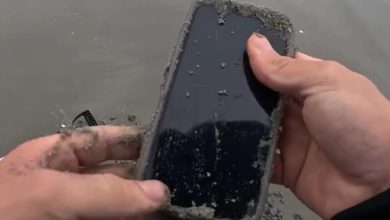 Jovem encontra iPhone intacto enterrado na areia de BC e devolve à dona