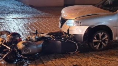 Motorista sem habilitação e embriagado causa acidente e deixa jovem ferido em Rio dos Cedros