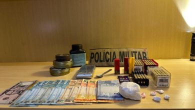 Homem é preso em Indaial por tráfico de drogas e posse irregular de munições