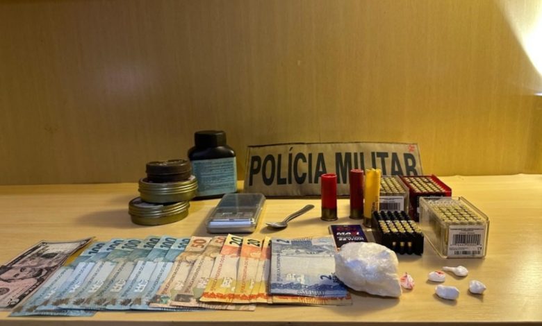 Homem é preso em Indaial por tráfico de drogas e posse irregular de munições