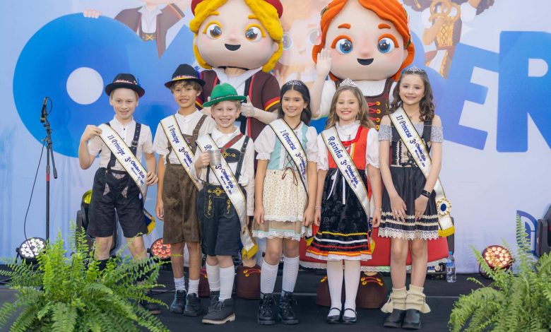 Realeza Mirim da 3ª Oktober Kids é escolhida no Norte Shopping Blumenau