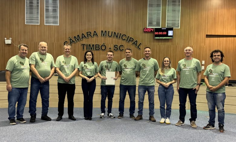 Câmara de Timbó realiza 35ª Sessão Ordinária com pautas administrativas e participação da sociedade