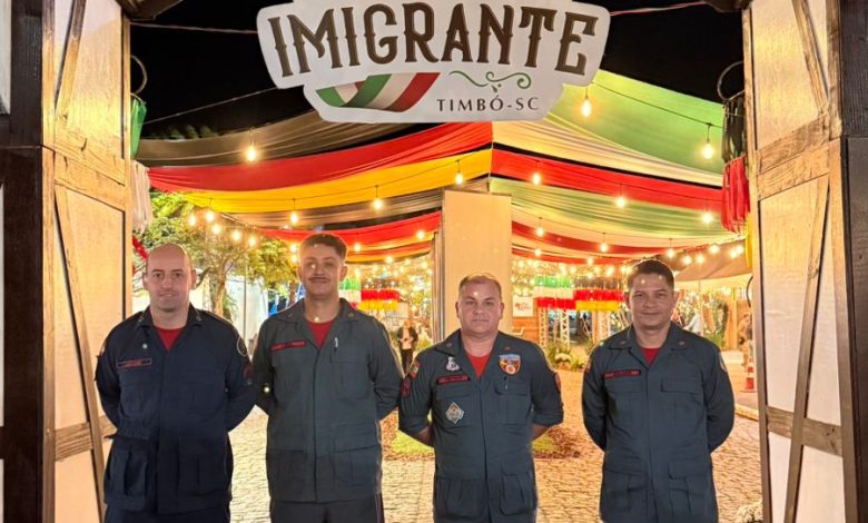 Corpo de Bombeiros Militar reforça ações de segurança na 33ª Festa do Imigrante em Timbó