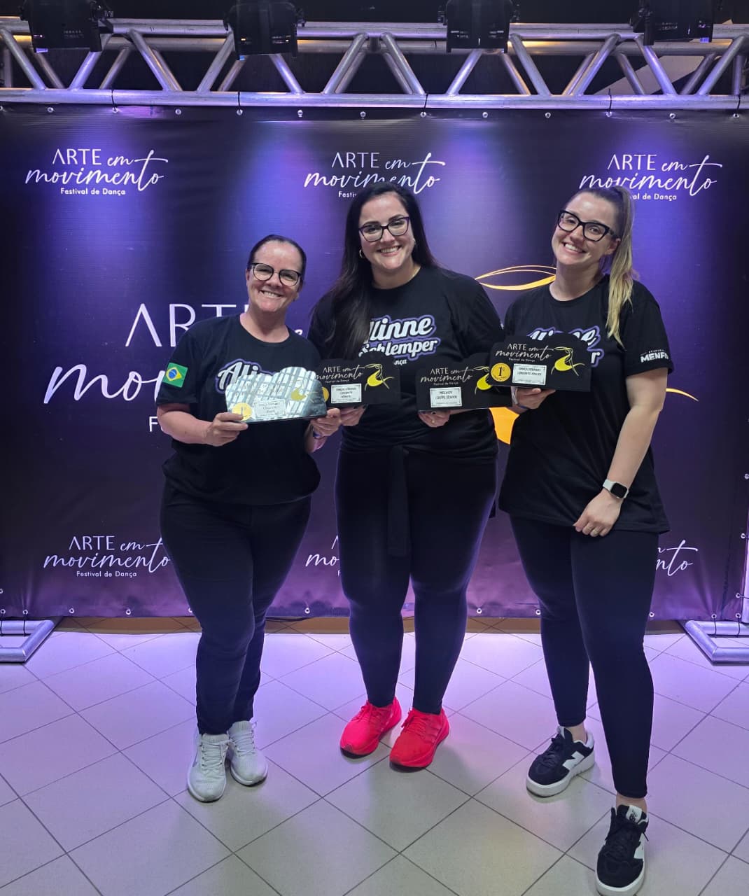 Grupo Alinne Schlemper, de Timbó, conquista 3 ouros e é eleito melhor grupo sênior no Festival Arte em Movimento