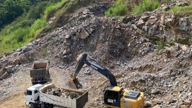 Pedreira da Mulde Central em Timbó passa por explosão controlada nesta sexta