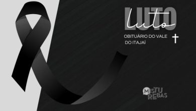 Óbitos no Vale do Itajaí de 24 a 26 de outubro