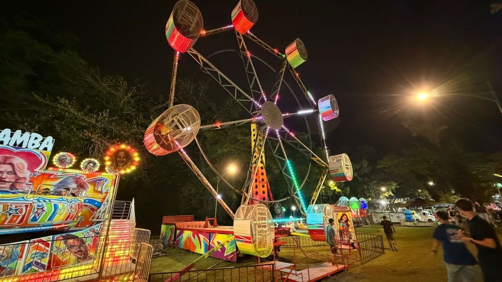 Parque de diversões da Festa do Imigrante garante alegria para toda a família