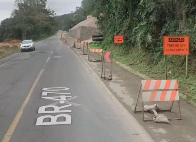 DNIT realiza interdição total da BR-470 em Blumenau nesta sexta-feira (14) para avanço nas obras de duplicação