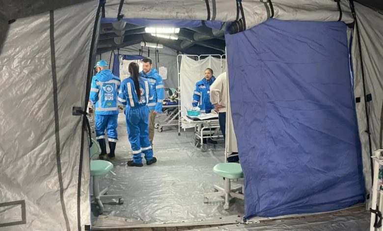 Equipe da Força Nacional do SUS é enviada ao Paraná para ajudar vítimas do tornado
