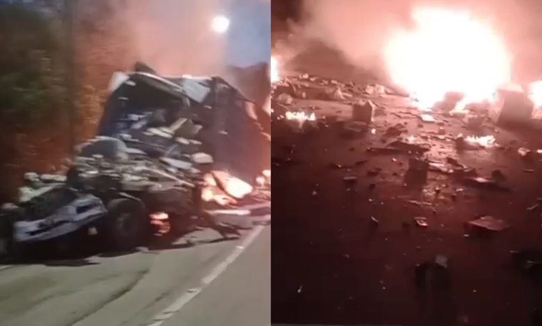 Família a caminho do Beto Carrero se envolve em engavetamento entre PR e SC; acidente deixou um morto e 14 feridos