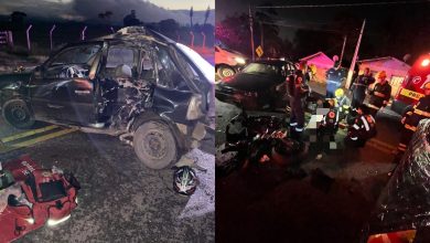 Motociclista morre após colisão violenta e rodovia fica bloqueada por horas em Ilhota