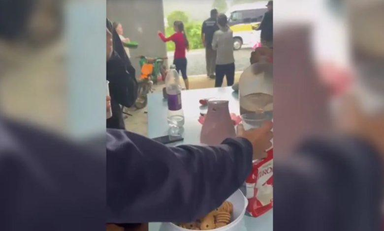 Família acolhe crianças ilhadas e oferece alimento durante enchente em SC