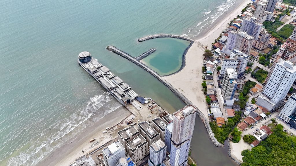 Píer Oporto será inaugurado em dezembro e promete transformar Itapema em referência turística do litoral catarinense