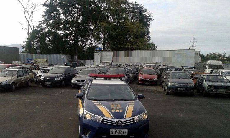 PRF anuncia leilão com mais de 650 veículos retidos em rodovias federais de SC