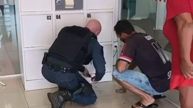 Policiais resgatam menino de 3 anos preso em armário de ferro em agência bancária
