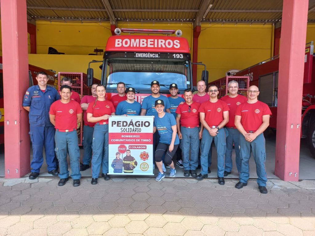 Pedágio Solidário dos Bombeiros Comunitários de Timbó arrecada mais de R$ 24 mil