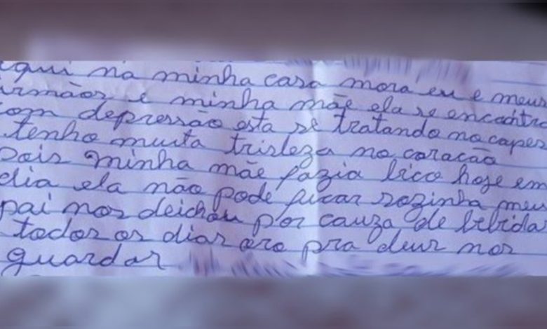Emocionante: menino escreve carta para o Papai Noel pedindo saúde para a mãe com depressão