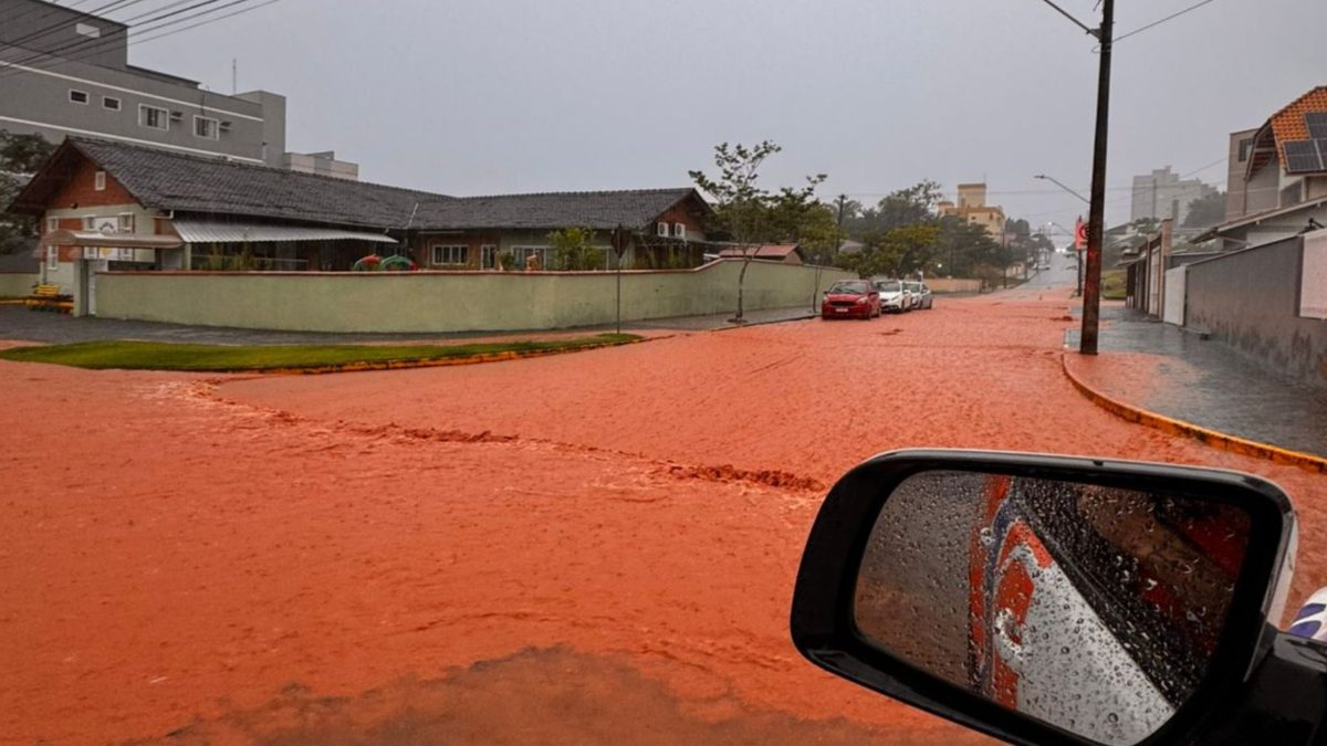Defesa Civil de Timbó monitora áreas alagadas após chuva diminuir e avalia situação de moradores