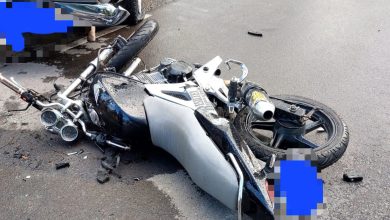 Motociclista é encontrado caído na pista após colisão em Rodeio