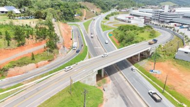 DNIT entrega novo viaduto na BR-470 em Gaspar e melhora ligação urbana no Vale do Itajaí