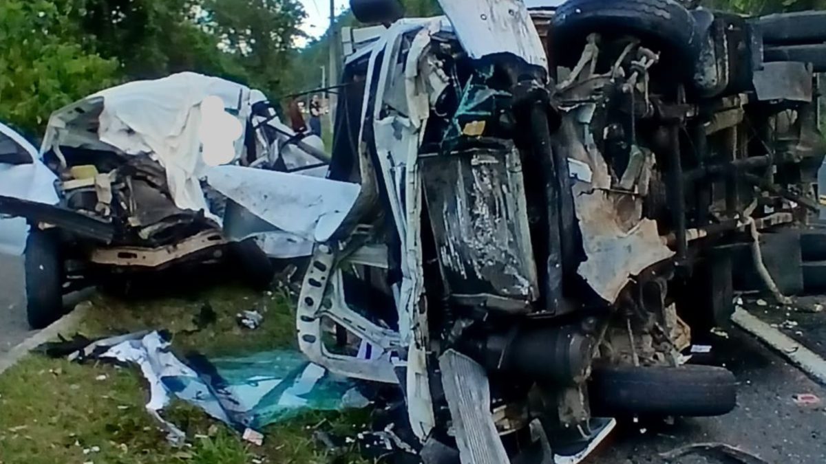 Colisão na BR-470 em Apiúna deixa três mortos e provoca interdição parcial da rodovia