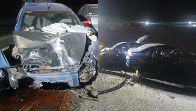 Colisão entre dois veículos na BR-470, em Indaial, deixa uma mulher morta e várias pessoas feridas