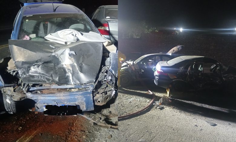 Colisão entre dois veículos na BR-470, em Indaial, deixa uma mulher morta e várias pessoas feridas