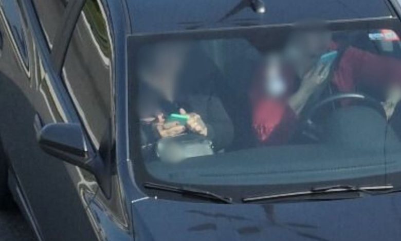 Para flagrar uso de celular ao volante, PRF usa drones com zoom 56x na BR-101, em SC, durante Natal e Ano Novo