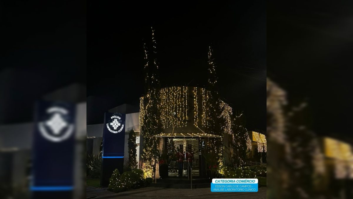 Timbó divulga resultado do Concurso Luzes de Natal 2025