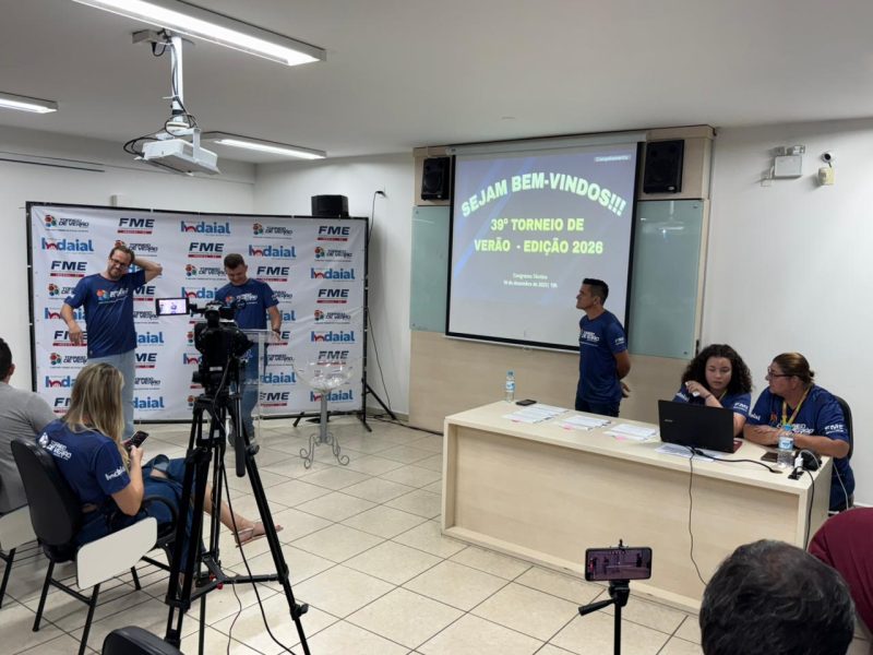 Torneio de Verão 2026 de Futsal: Congresso Técnico confirmou o chaveamento do Sub-18, Feminino e Masculino Federado