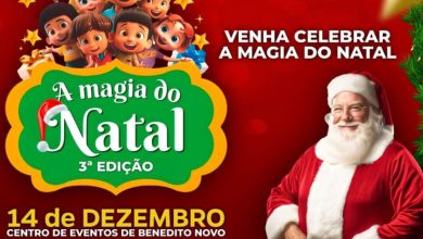 Benedito Novo se prepara para a 3ª edição da Magia de Natal