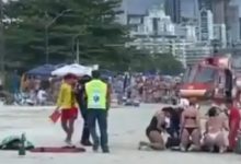 Afogamento em praia de SC termina com morte de idoso