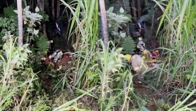 Veículo cai em ribanceira em Ibirama e duas mulheres são socorridas