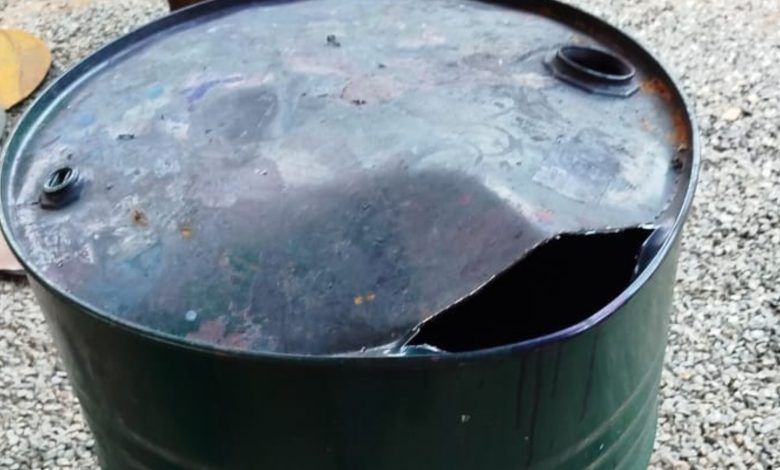 Homem de 63 anos sofre queimaduras após explosão de tambor de acetona vazio em Pomerode