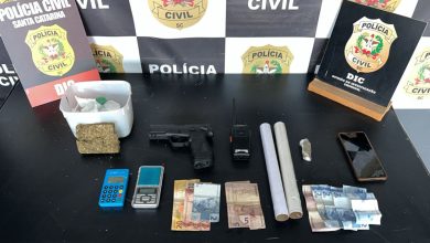 A casa caiu: traficante é preso após tentar fugir durante operação em Indaial