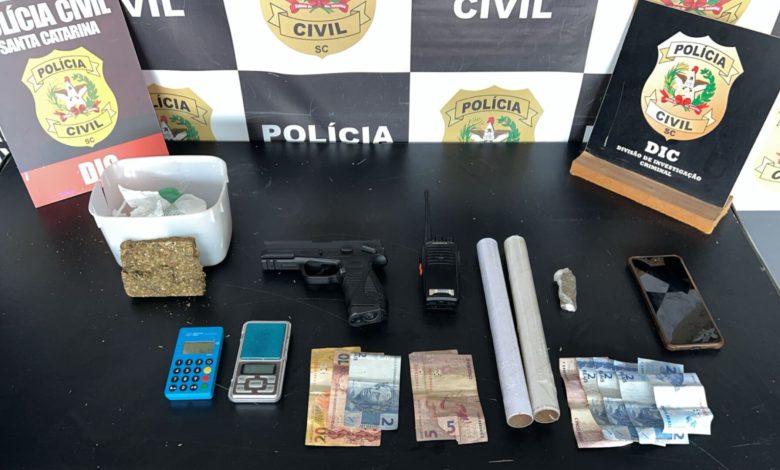 A casa caiu: traficante é preso após tentar fugir durante operação em Indaial