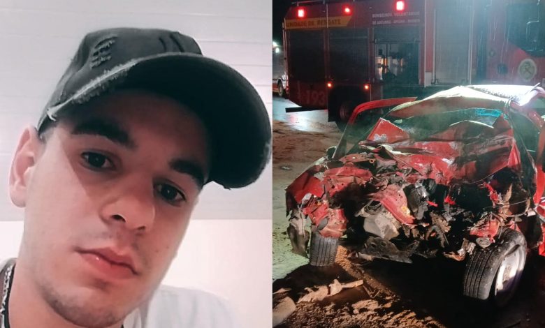 Jovem de 20 anos morre em acidente entre carro e caminhão na BR-470, em Apiúna