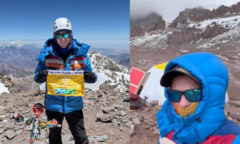 Timboense conquista o topo das Américas ao escalar o Monte Aconcágua após 12 dias de ascensão