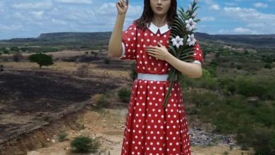 Com 26 metros, imagens aéreas revelam a grandiosidade da estátua de Menina Benigna no Ceará