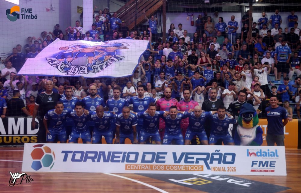 Virada espetacular! Timbó Futsal reage, goleia o Loes e assume a liderança no 39º Torneio de Verão de Indaial