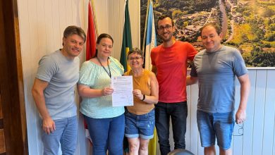 Prefeitura de Benedito Novo assina ordem de serviço para dar início às obras do CEI Primeiros Passos